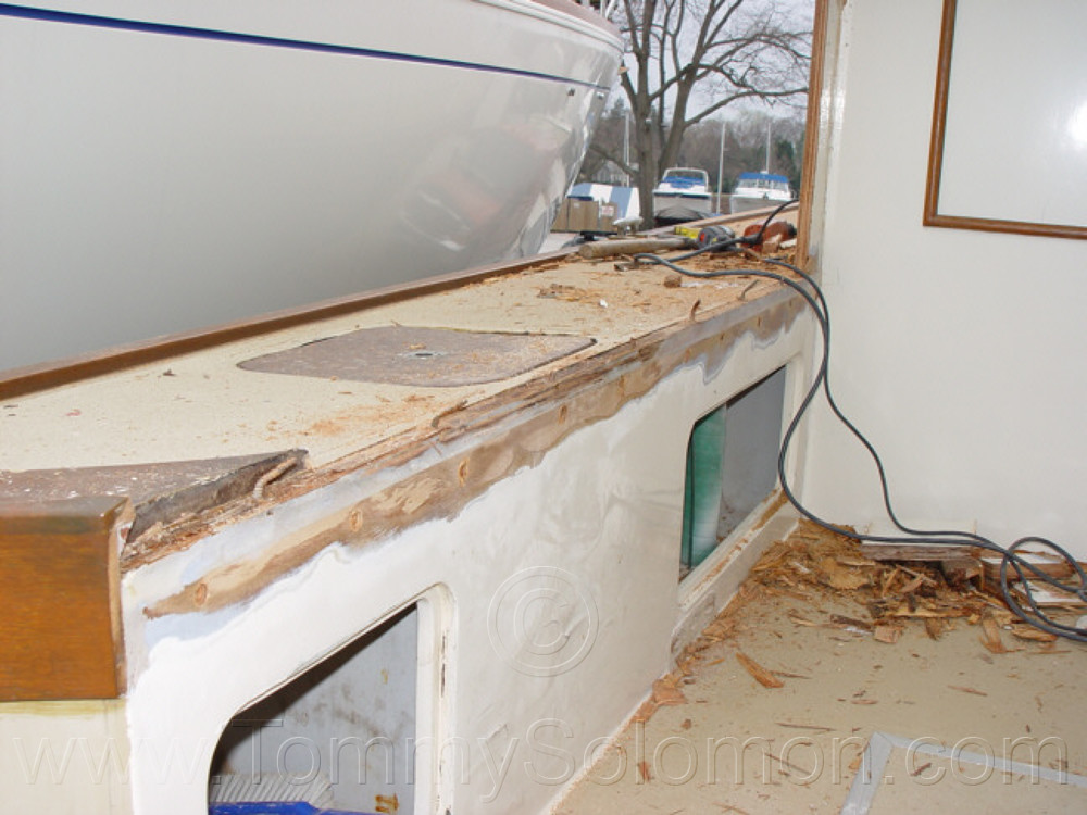 Custom Cabin Cruiser Panel Rot - 4