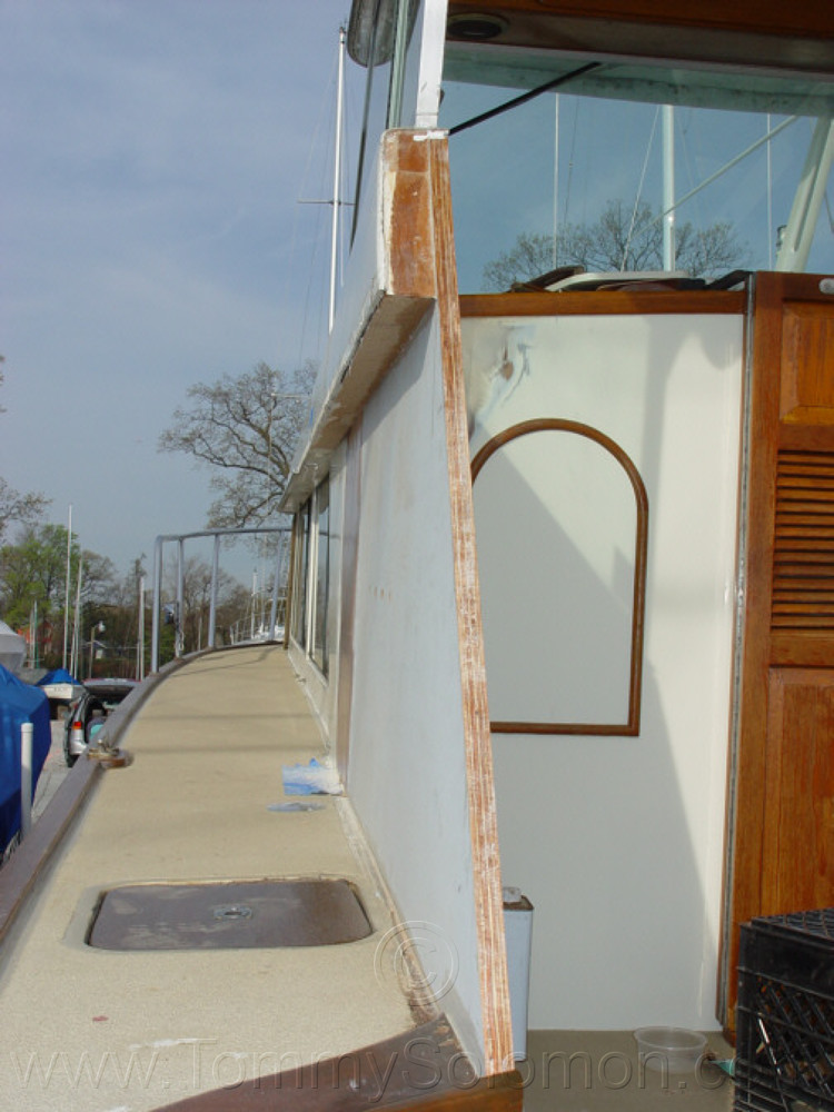 Custom Cabin Cruiser Panel Rot - 12