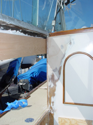 Custom Cabin Cruiser Panel Rot - 8